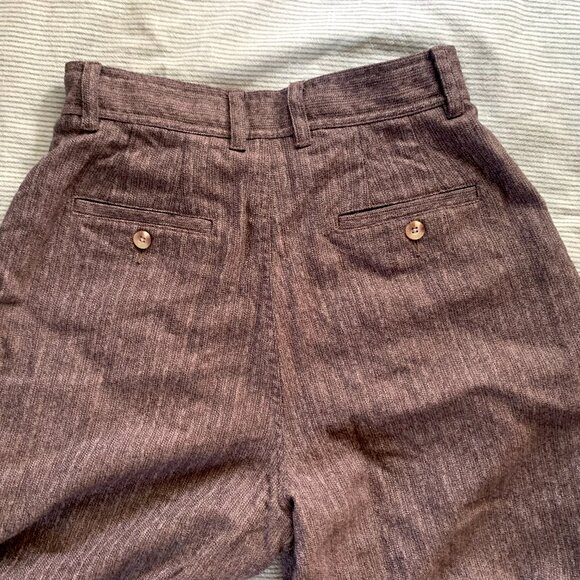 Eddie Bauer Vintage Brown Wool Trousers - 10/6 - Picture 7 of 9